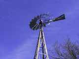 Windmill and clouds