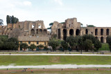 Coach stopped at Circus Maximus. Coaches not allowed now in center city; glad saw this when we could.