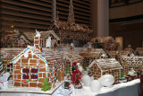 Gingerbread decorations in living room