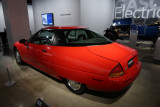 1996 General Motors EV-1, 137 hp, 80 mph top speed, 100-mile range, General Motors gift to Petersen Automotive Museum. (2093)