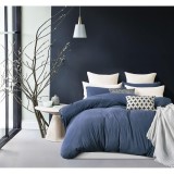 Jersey Navy Quilt Cover Sets