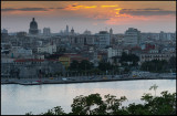 Havana old town seen from El Cristo de La Habana