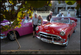 Ronny and Marianne preparing for Havana old car cruising