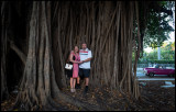 Susanne and myself in a giant ficus tree