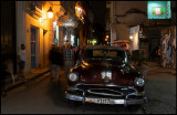 Car on Empedrado street