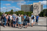 Our group at Plaza de la Revolucion