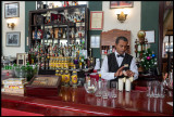 Making a Pina Collada in hotel Nacional bar