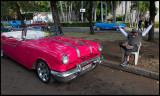 Pontiac - Car display near Plaza de la Revolution