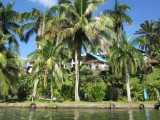 Livingston - our bungalow from the water
