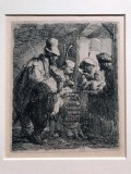 The Strolling musicians (1635) - Rembrandt - 8242