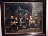 Portrait of David van Mollem with his Family (1740) - Nicolaas Verkolje - 8481