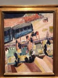View of Kornhamnstorg (1912) - Sigrid Hjertén - Konstmuseet i Skövde - 9893