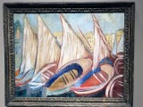 Fishing Boats, Collioure (1929) - Sigrid Hjertén - 9916