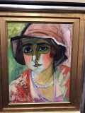 Berthe in a Red Hat (1921) - Sigrid Hjertén - 9940