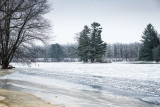 Frozen Flambeau river