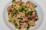 Chicken, Bacon and Asparagus Risotto