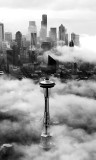 Vintage Seattle and Space Needle