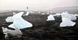 Walking on Diamond Beach, Iceland 749 