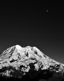 Mount Rainier, Glacier Island, Puyallup Cleaver, Saint Andrews Rock, LIberty Cap, Point Sucess, Tahoma Glacier, the Moon