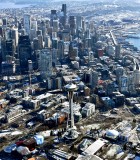 Space Needle, Pacific Science Center, Seattle Highrises, Former Alaskan Viaduct, Seattle Stadiums, Washington 410