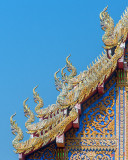 Wat Ko Chok Phra Wihan Makara and Naga Roof Finials (DTHCM2698)
