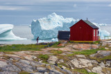 Ilulissat, town in North Greenland