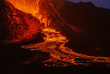 A fiery dragon