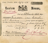 Customs Form 