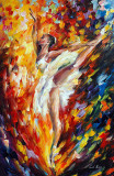 BALLET DANCER  oil painting on canvas