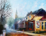 HOUSE  oil painting on canvas