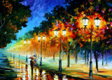 PERSPECTIVE OF THE NIGHT  oil painting on canvas