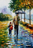 AFTER SCHOOL  oil painting on canvas