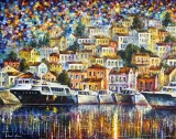 LIVING HARBOR  oil painting on canvas