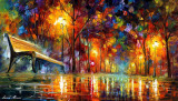 LOST LOVE  PALETTE KNIFE Oil Painting On Canvas By Leonid Afremov