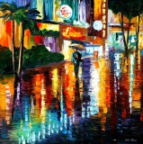 MIAMI NIGHT  oil painting on canvas