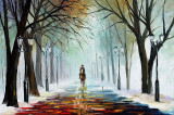 WINTER MOOD  oil painting on canvas
