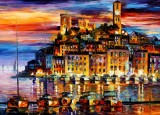 CANNES - FRANCE  oil painting on canvas