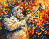 DIZZY GILLESPIE  oil painting on canvas