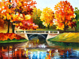 FALL COLOURFUL BLINKS  oil painting on canvas