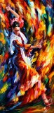 FLAMENCO DANCER  oil painting on canvas