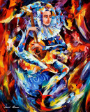 JESTER MUSIC  oil painting on canvas