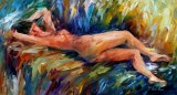 MOMENTS OF PLEASURE  oil painting on canvas