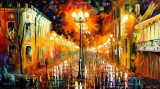 NIGHT MYSTERY  oil painting on canvas