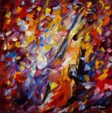 Old Violin  oil painting on canvas