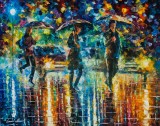 Rain Full of Surprises  oil painting on canvas
