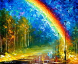 RAINBOW  oil painting on canvas