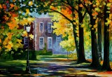 SUMMER HOUSE  oil painting on canvas