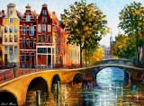 THE GATEWAY TO AMSTERDAM 48x36 (120cm x 90cm)  oil painting on canvas