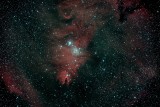 NGC2264 - Cone Nebula and Christmas Tree Cluster  04-Feb-2021