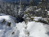 The boulder approaching Bondcliff